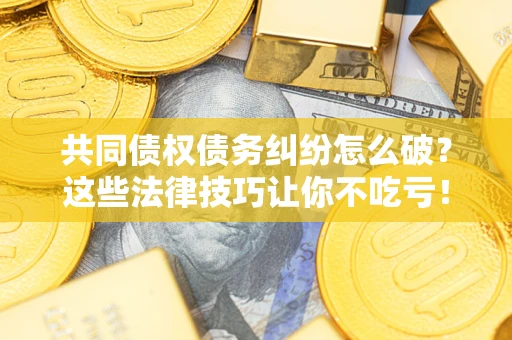北京共同债权债务纠纷怎么破？这些法律技巧让你不吃亏！