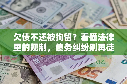 北京欠债不还被拘留？看懂法律里的规制，债务纠纷别再徒劳奔波
