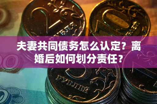 北京夫妻共同债务怎么认定？离婚后如何划分责任？