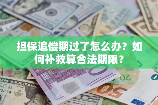 北京担保追偿期过了怎么办？如何补救算合法期限？