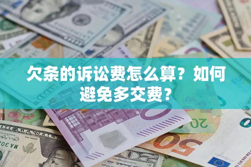 北京欠条的诉讼费怎么算？如何避免多交费？