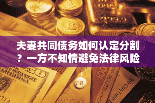 北京夫妻共同债务如何认定分割？一方不知情避免法律风险必看！